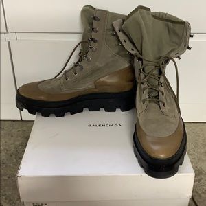 Men’s Balenciaga combat boot